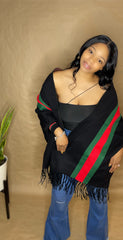 Tina Poncho (Black)